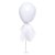 Kit Balão com Tule Branco 20X20X50 - Imagem 1
