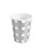 Copo Papel Poá Prateado 270ml - 10 Un - Imagem 2