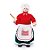 Boneco de Mamãe Noel Noel com Rolo de Macarrão de 62cm - Imagem 1