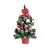 Mini Pinheiro Decorado Vermelho e Verde 50cm - Imagem 1