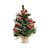 Mini Pinheiro Decorado Vermelho e Verde e Ouro 50cm - Imagem 1