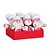 Mini Boneco Cozinheiro Noel e Boneco Vermelho e Cinza e Branco - 3 Un - Imagem 1