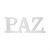 Letras Decorativas Paz Branco Tamanho P (Hollywood) - Imagem 1