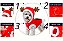 Natal Pet - Roupa Pet com Touca Rena Vermelho e Branco e Marrom - Imagem 2