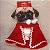 Natal Pet - Roupa Pet Capa Vermelho P - Imagem 4