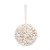 Bola de Natal Perola Nude / Branco 9cm - 1 Un - Imagem 1