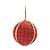 Bola de Natal Vermelho 10cm (Bolas) - 4 Peças - Imagem 1