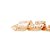 Fita de Natal Folhas Nude 3,8cm - 1 Un - Imagem 1