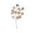 Galho com Folha e Glitter Nude (Galhos Grandes) - 1 Un - Imagem 1