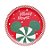 Natal Disney - Prato Sweet Disney Vermelho e Verde e Branco - 1 Un - Imagem 1