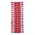 Caminho de Mesa Natalina Vermelho e Branco 180X33 - 2 Un - Imagem 1