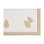 Toalha de Mesa de Natal 10 Lugares Retangular Pinheiro Branco e Bege 180X320 - Imagem 1