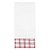 Caminho de Mesa Borda Xadrez Branco e Vermelho e Verde 33X180 - Imagem 1