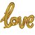 Balão Metalizado Love Pacote Gold 32''X35'' - Imagem 1