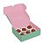 Caixa Para 4 Brigadeiros Prá Você Turquesa 9x9x4,5cm - 100 Un - Imagem 2