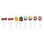 Pick Decorativo Energia Sortido 2x3x3 - 12 Un - Imagem 1