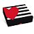 Caixa Retangular Tampa/Fundo New Amo Voce m 25x20x5 - 1 Un - Imagem 1