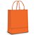 Sacola Papel Laranja m 26x19,5x9,5 - 10 Un - Imagem 1
