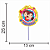 Topo de Bolo Decorativo Impresso para Festa Maria Clara e JP - 1 Un - Imagem 2