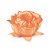 Forminha para Doce Flora Laranja Pastel - 30 Un - Imagem 1