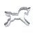 Cortador Inox com 1 Un Unicornio - Imagem 1