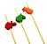 Palito em Bambu P com Petiscos 12 5cm - HA215 - 20 Un - Imagem 2
