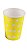 Copo Papel Poá Amarelo 270ml - 10 Un - Imagem 1