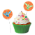 Bandeirinha Para Docinhos Festa Dino Baby - 8 Un - Imagem 1