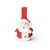 Prendedor Noel Vermelho - 6 Un - Imagem 1