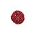 Bola Rattan Vermelho 10cm - Imagem 1