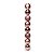 Bolas Lisa Rose 6cm - 8 Un - Imagem 1