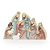 Sagrada Família com 3 Reis Magos em Resina - 5 Un - Imagem 1