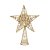 Ponteira de Árvore Estrela Ouro Velho 15cm - Imagem 1