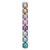 Bola Rainbow Glitter 8cm - 8 Un - Imagem 1