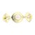 Embalagem para Trufa Candy Ouro e Amarelo 14,5x15,5cm - 100 Un - Imagem 1