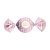 Embalagem para Trufa Candy Ouro e Rosa 14,5x15,5cm - 100 Un - Imagem 1
