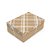 Caixa Retangular com Tampa Meet Pardo e Branco P 24x18x8cm - Imagem 1