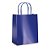 Sacola de Papel Metalizado Liso Azul Intenso G 32x26,5x13m - 10 Un - Imagem 1