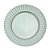 Sousplat Borda Ondulada Verde Claro Nacarado 33cm - 6 Un - Imagem 1