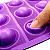 Aplique 3D Interativo Pop IT Lilás em EVA - Imagem 3