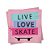 Guardanapo Skate 24,5X24,5 - 20 Folhas - Imagem 1