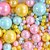 Confeito Sugar Beads Perolizados Amarelo, Azul e Pink 100G - Imagem 1