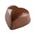 Forma para Chocolate Coração 27,5X13,5X2,5 - Cromus Allonsy - Imagem 1