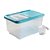 Caixa Armazenamento 10Kg Azul38X25X20cm - Cromus Allonsy - Imagem 1