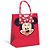 Sacola Papel com Fecha Minnie Mouse Joy P 21,5X15X8 - Imagem 1