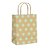 Sacola Papel Pretty Poá Kraft/Verde P 21,5X15X8 - Imagem 2