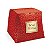 Caixa Para Panetone Boas Festas Vermelha G 19x19x16,5cm 500g - 10 Un - Imagem 1