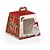 Caixa Para Panetone com Visor Noel G 19x19x16,5cm 500g - 10 Un - Imagem 1