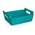 Cesta de Cartão Garbo Turquesa P 18X13X7,5 - Imagem 1