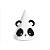 Mini chapéu Panda - 8 Un - Imagem 1